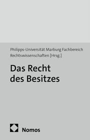 Cover von Das Recht des Besitzes