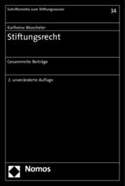 Cover von Stiftungsrecht