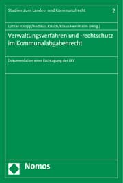 Cover von Verwaltungsverfahren und -rechtschutz im Kommunalabgabenrecht