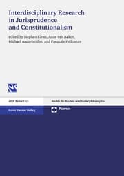 Cover von Interdisciplinary Research in Jurisprudence and Constitutionalism