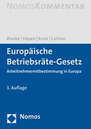 Cover von Europäische Betriebsräte-Gesetz