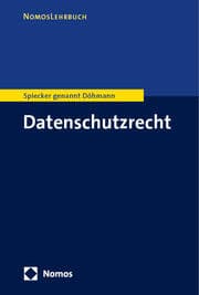 Cover von Datenschutzrecht