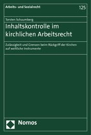 Cover von Inhaltskontrolle im kirchlichen Arbeitsrecht