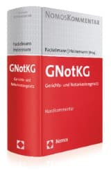 Cover von GNotKG Gerichts- und Notarkostengesetz