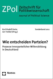 Cover von Wie entscheiden Parteien?