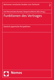 Cover von Funktionen des Vertrages