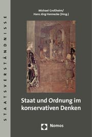 Cover von Staat und Ordnung im konservativen Denken