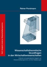 Cover von Wissenschaftstheoretische Grundfragen in den Wirtschaftswissenschaften