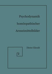 Cover von Psychodynamik Homöopathischer Arzneimittelbilder