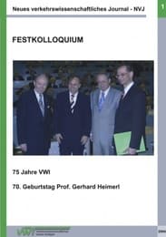 Cover von Neues verkehrswissenschaftliches Journal NVJ - Ausgabe 1