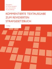 Cover von Kommentierte Textausgabe zum revidierten Strafgesetzbuch