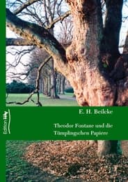 Cover von Theodor Fontane und die Tümplingschen Papiere