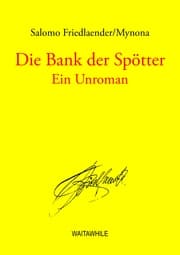 Cover von Die Bank der Spötter