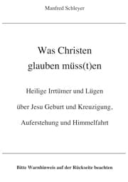 Cover von Was Christen glauben müss(t)en