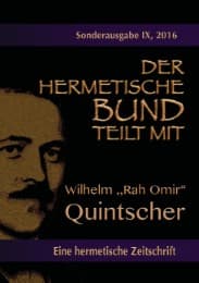 Cover von Der hermetische Bund teilt mit: Wilhelm 'Rah Omir' Quintscher