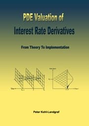 Cover von PDE Valuation of Interest Rate Derivatives