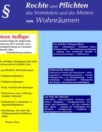 Cover von Rechte und Pflichten des Vermieters und des Mieters von Wohnräumen