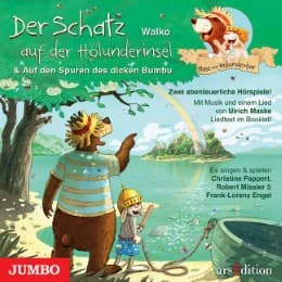 Cover von Der Schatz auf der Holunderinsel/Auf den Spuren des dicken Bumbu