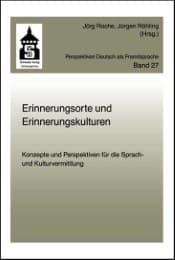 Cover von Erinnerungsorte und Erinnerungskulturen