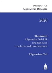 Cover von Jahrbuch für Allgemeine Didaktik 2020