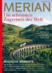 Cover von MERIAN Magazin Die schönsten Zugreisen der Welt
