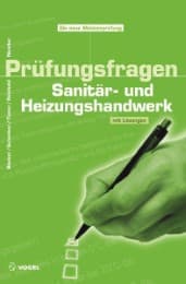 Cover von Prüfungsfragen Sanitär- und Heizungshandwerk