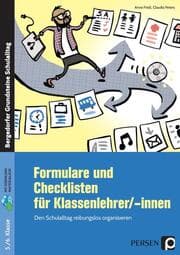 Cover von Formulare und Checklisten für Klassenlehrer/innen