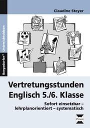 Cover von Vertretungsstunden Englisch 5./6. Klasse