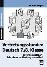 Cover von Vertretungsstunden Deutsch
