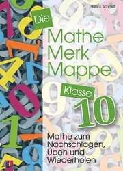 Cover von Die Mathe-Merk-Mappe Klasse 10