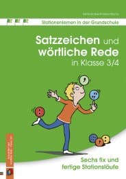 Cover von Satzzeichen und wörtliche Rede in Klasse 3/4