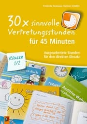Cover von 30 x sinnvolle Vertretungsstunden für 45 Minuten - Klasse 1/2