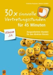 Cover von 30 x sinnvolle Vertretungsstunden für 45 Minuten - Klasse 3/4