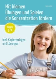 Cover von Mit kleinen Übungen und Spielen die Konzentration fördern - Klasse 3/4