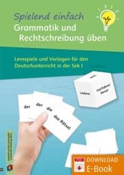 Cover von Spielend einfach Grammatik und Rechtschreibung üben