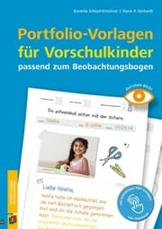 Cover von Portfolio-Vorlagen für Vorschulkinder - passend zum Beobachtungsbogen