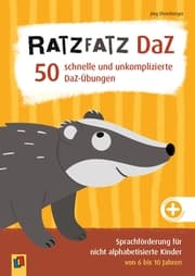 Cover von Ratzfatz DaZ - 50 schnelle und unkomplizierte DaZ-Übungen