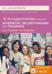 Cover von 16 Kurzgeschichten rund um Diversität, Selbstfindung und Toleranz