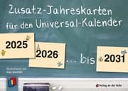 Cover von Zusatz-Jahreskarten 2025 - 2031 für den Universal-Kalender