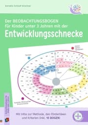 Cover von Der Beobachtungsbogen für Kinder unter 3 Jahren mit der Entwicklungsschnecke