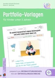 Cover von Portfolio-Vorlagen für Kinder unter 3 Jahren