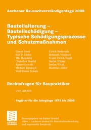 Cover von Aachener Bausachverständigentage 2008
