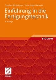 Cover von Einführung in die Fertigungstechnik