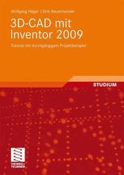 Cover von 3D-CAD mit Inventor 2009