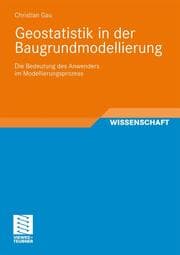 Cover von Geostatistik in der Baugrundmodellierung