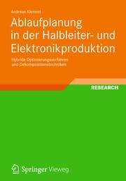 Cover von Ablaufplanung in der Halbleiter- und Elektronikproduktion