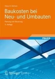 Cover von Baukosten bei Neu- und Umbauten