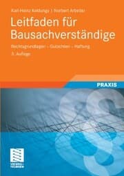 Cover von Leitfaden für Bausachverständige
