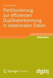 Cover von Partitionierung zur effizienten Duplikaterkennung in relationalen Daten