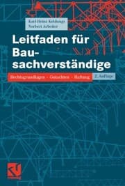 Cover von Leitfaden für Bausachverständige